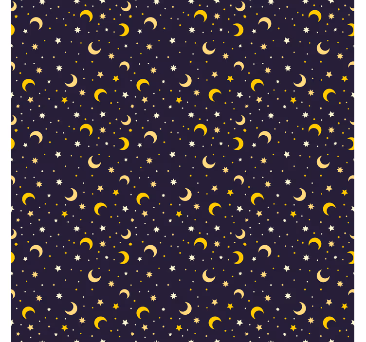 Tenda a rullo bambini motivo stelle notturne - TenStickers