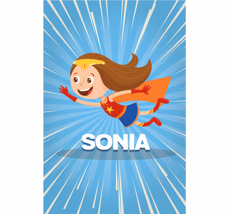 Tende a rullo personalizzabili ragazza fantastica - TenStickers