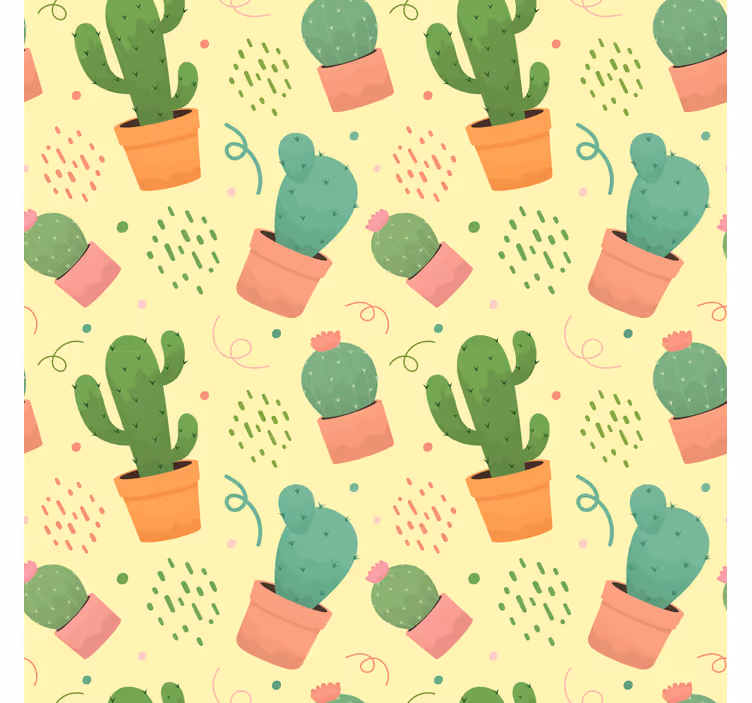 Tende a rullo Bambini modello di cactus - TenStickers