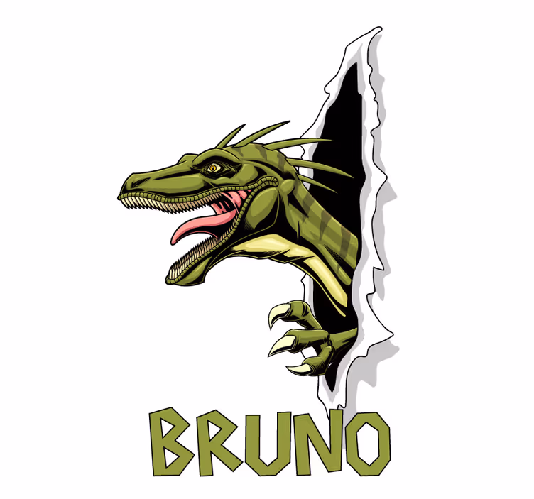 Tenda a rullo dinosauri rapace giurassico - TenStickers