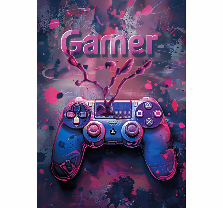 Tenda a rullo gamer effetto 3d - TenStickers