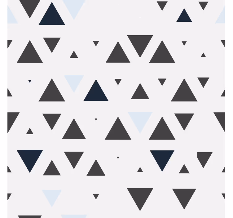 Tenda a rullo stile nordico modello triangolo minimalista - TenStickers