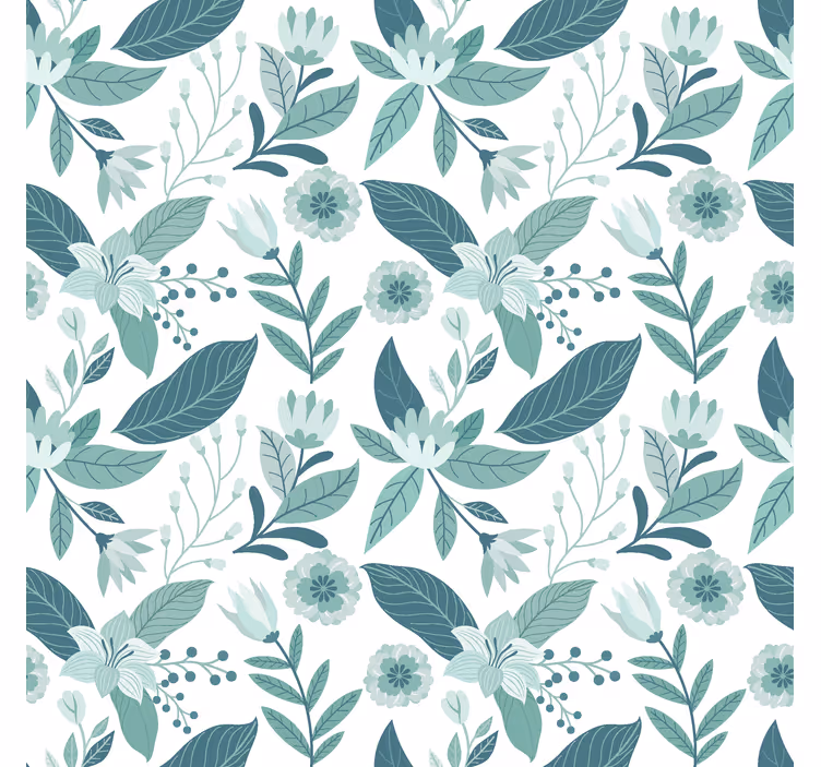 Tenda a rullo stile nordico flora - TenStickers