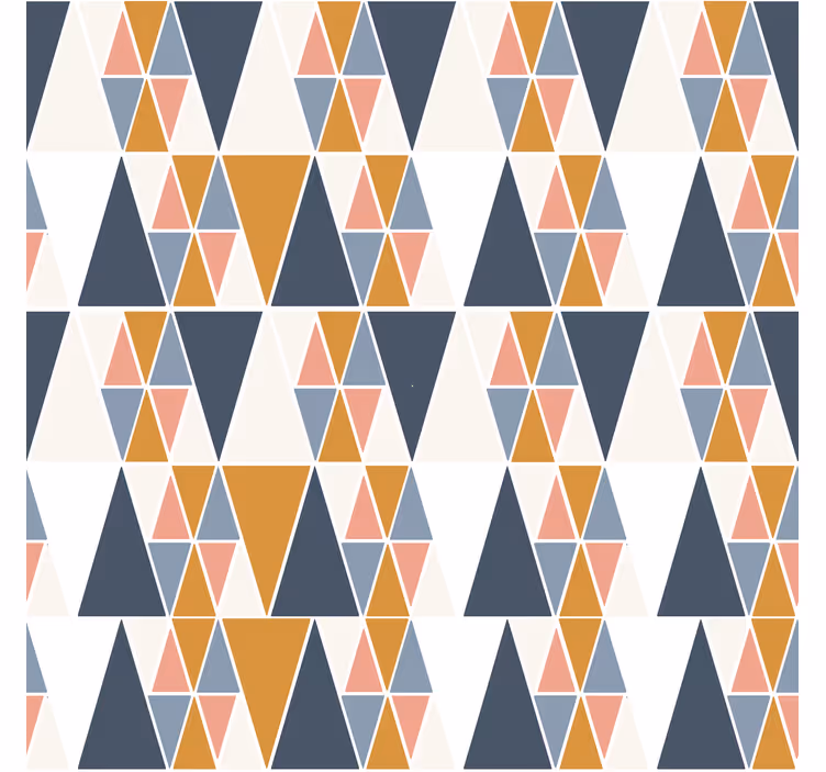 Tenda a rullo stile nordico modello a triangolo - TenStickers