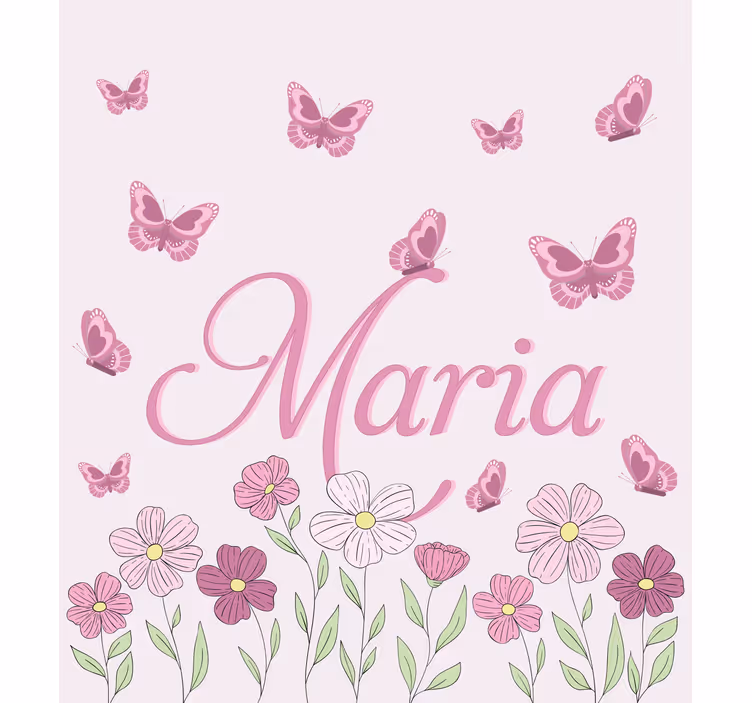 Tende a rullo personalizzabili fiori e farfalle - TenStickers