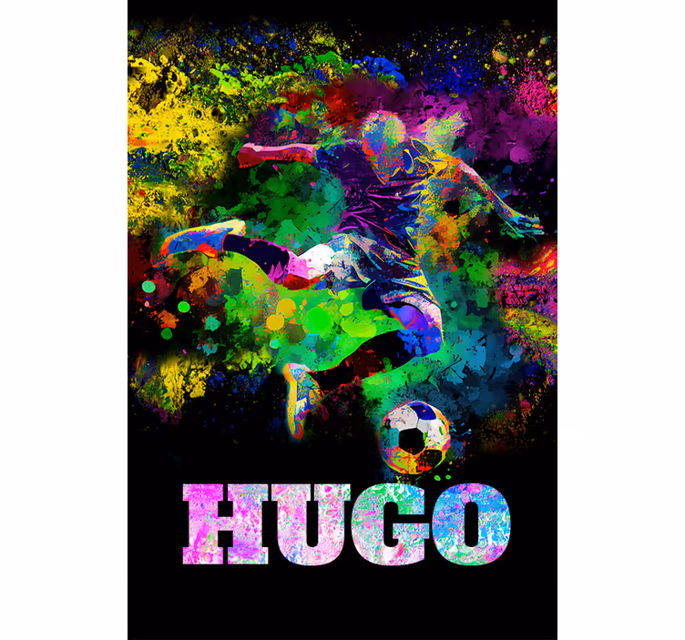 Tenda a rullo calcio disegno colorato - TenStickers