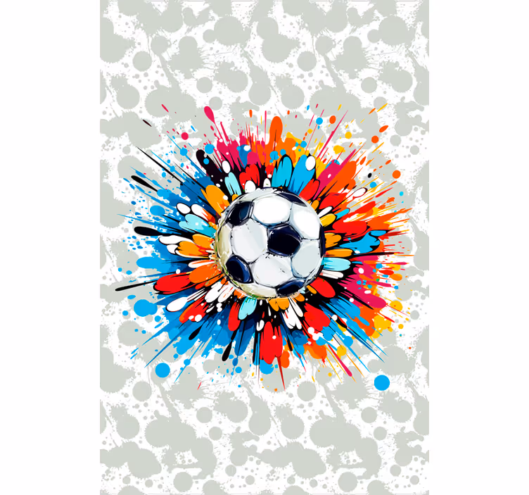 Tenda a rullo calcio esplosione - TenStickers