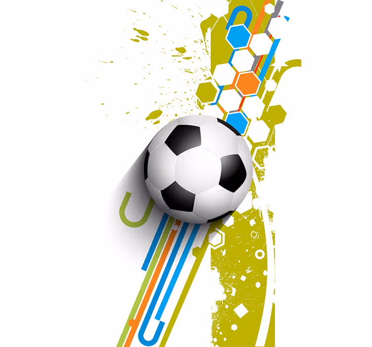 Tenda a rullo calcio in azione - TenStickers