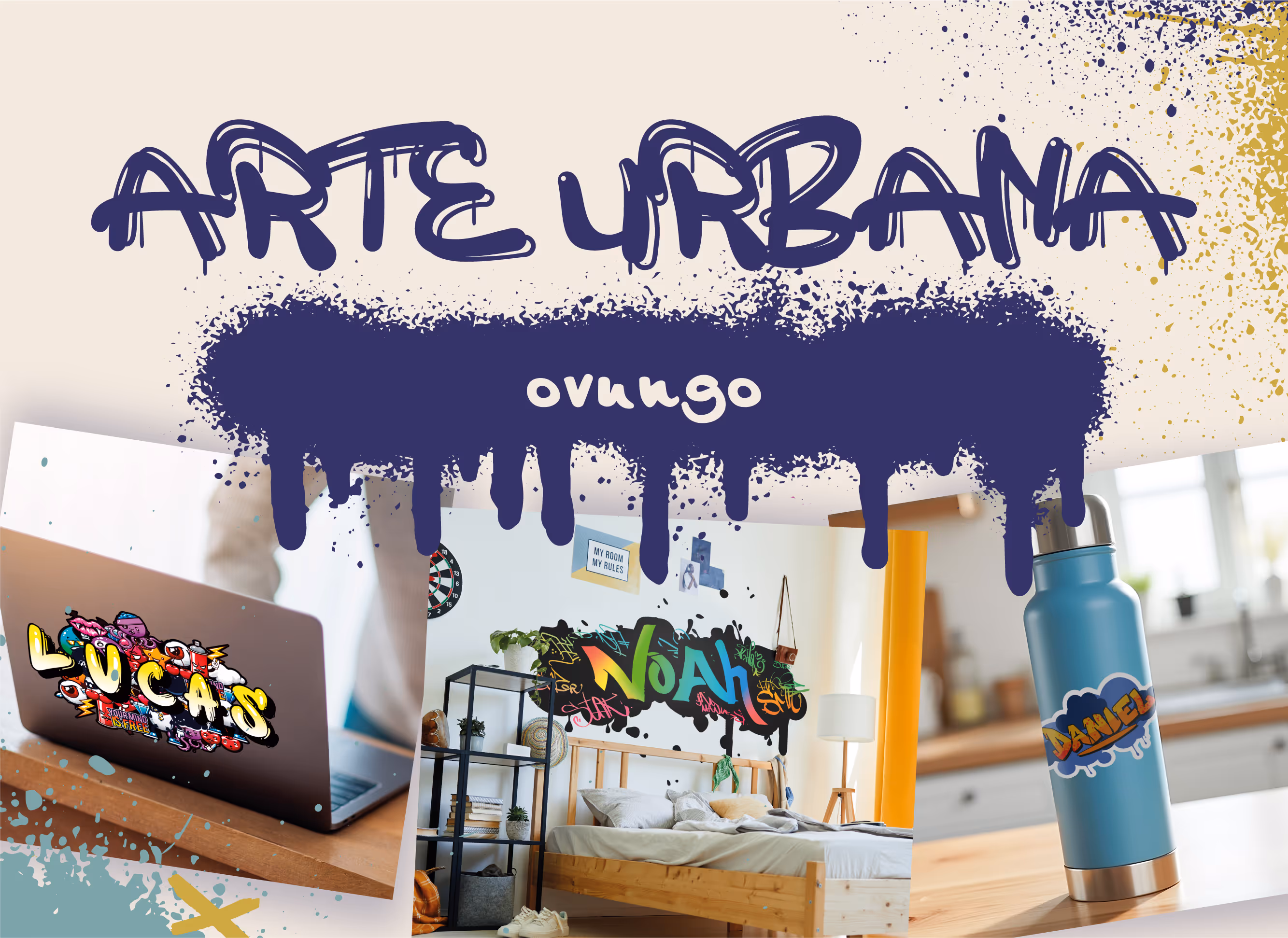 Adesivi graffiti personalizzati: