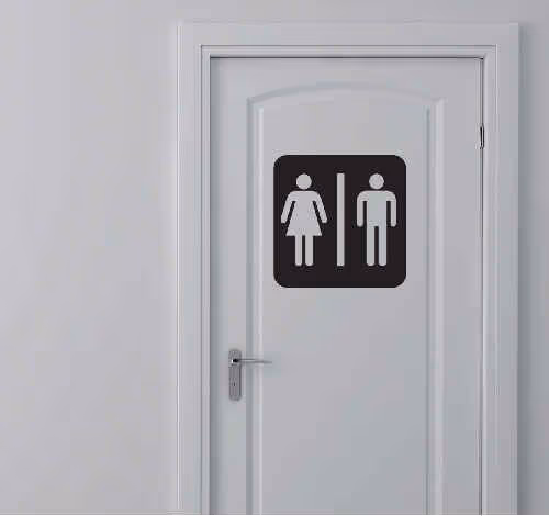 Adesivi per Wc Ufficio - Tenstickers Adesivi per Wc Ufficio - Tenstickers