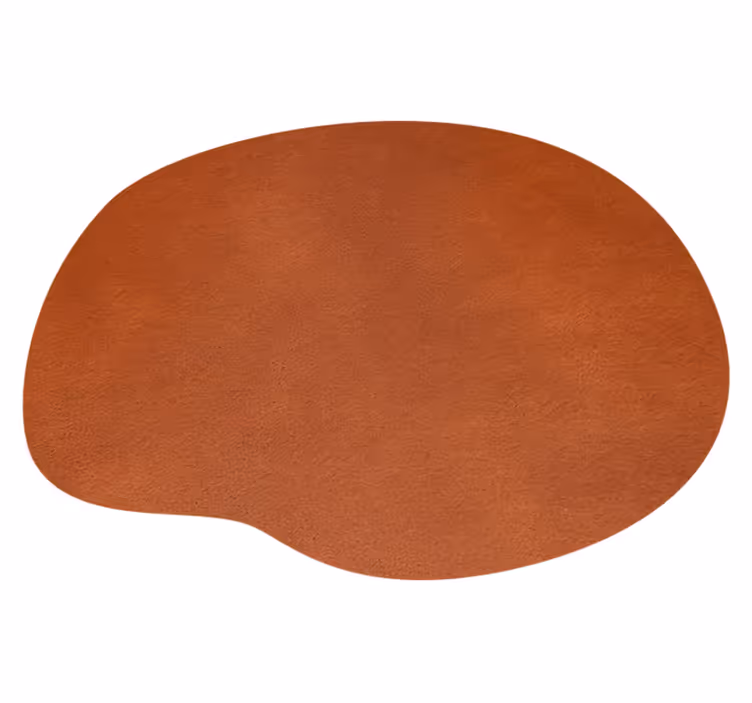 Tovagliette decorative texture pelle marrone - TenStickers