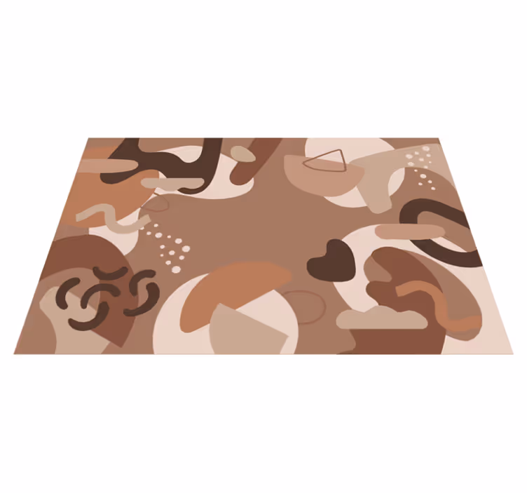 Tovaglietta americana moderna forme mocha mousse - TenStickers
