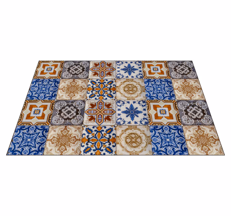 Tovaglietta americana originale idraulica multicolore - TenStickers