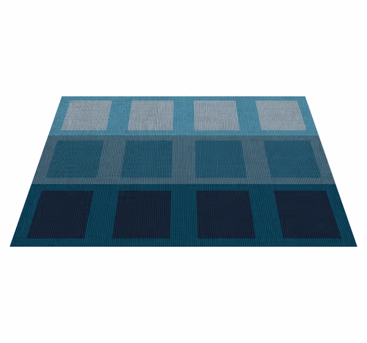 Tovagliette moderne quadrati blu - TenStickers