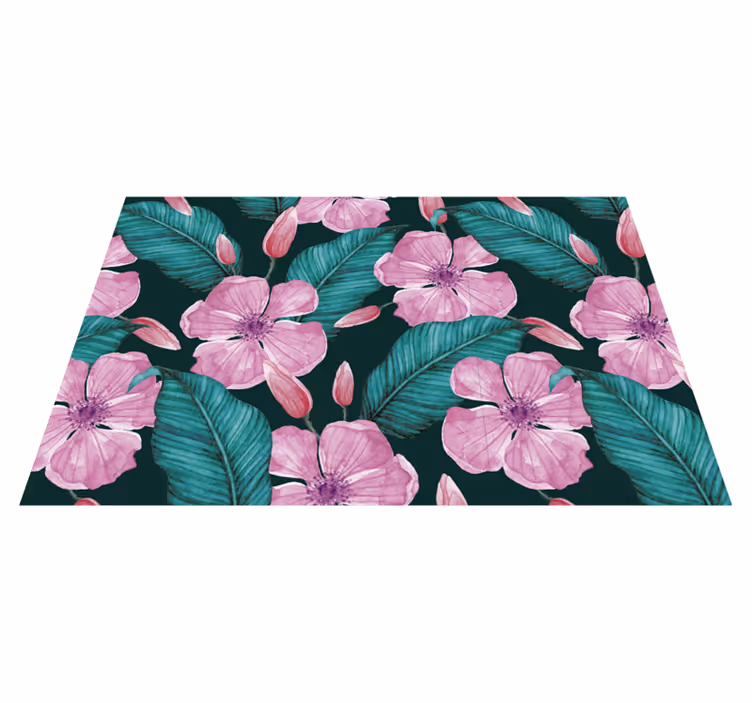 Tovaglietta americana motivo floreale tropicale - TenStickers