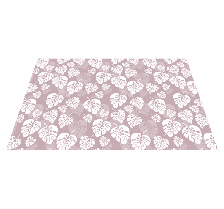 Tovaglietta americana design foglie tropicali - TenStickers