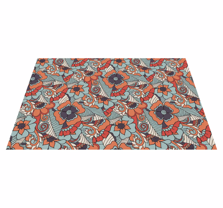 Tovaglietta americana con superficie floreale - TenStickers