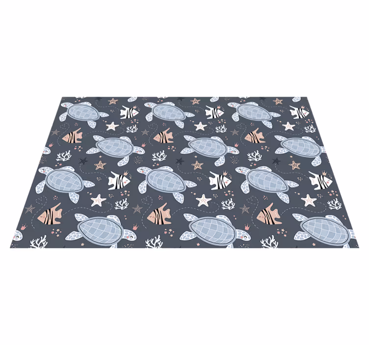 Tovaglietta americana infantile con motivo creature marine - TenStickers
