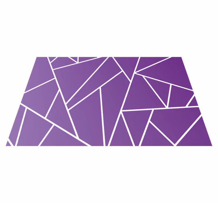 Tovaglietta americana motivo geometrico viola - TenStickers