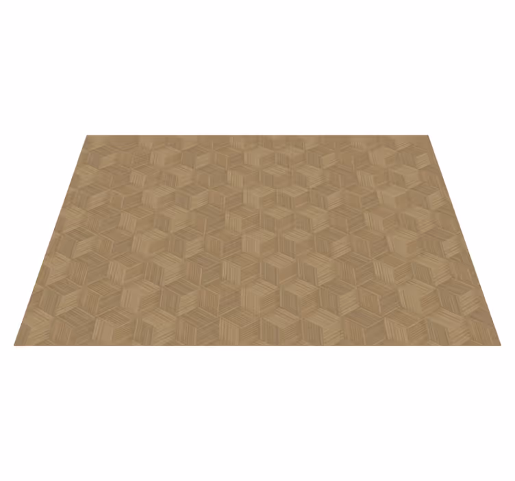 Tovaglietta americana motivo legno esagonale - TenStickers