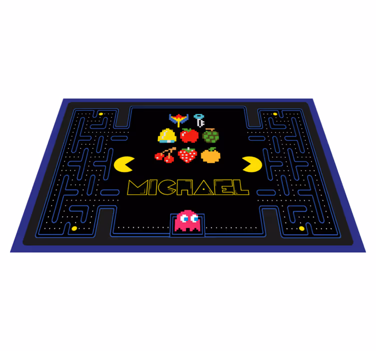 Tovaglietta americana infantile Pac man game - TenStickers