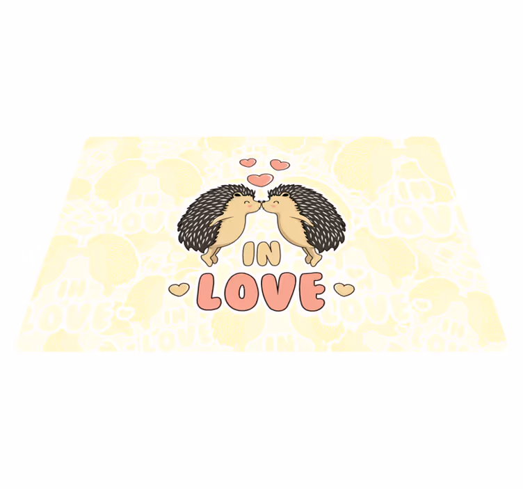 Tovaglietta americana infantile design amanti di ricci - TenStickers