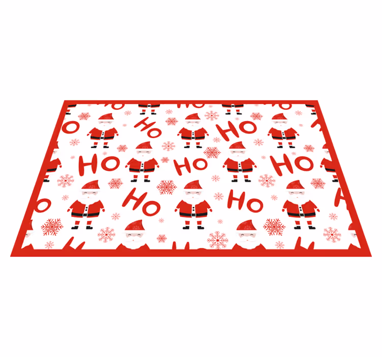 Tovaglietta personalizzata natale festa di babbo natale - TenStickers
