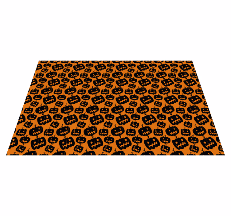 Tovagliette americana halloween motivo zucche spaventose - TenStickers