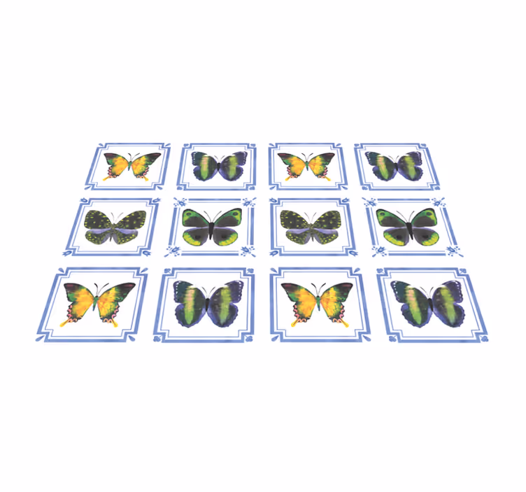 Tovaglietta americana originale decorata a farfalle - TenStickers