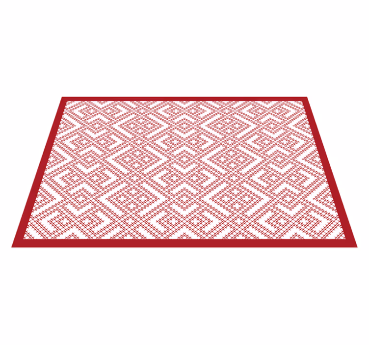 Tovaglietta americana con texture a motivi geometrici - TenStickers
