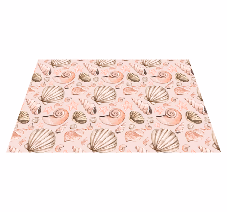 Tovaglietta americana originale con motivo conchiglie - TenStickers