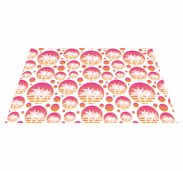 Tovaglietta americana originale motivi palme tropicali - TenStickers