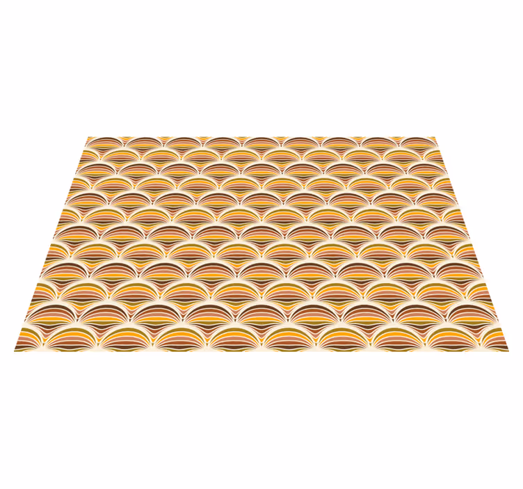 Tovaglietta americana motivo onde curve - TenStickers