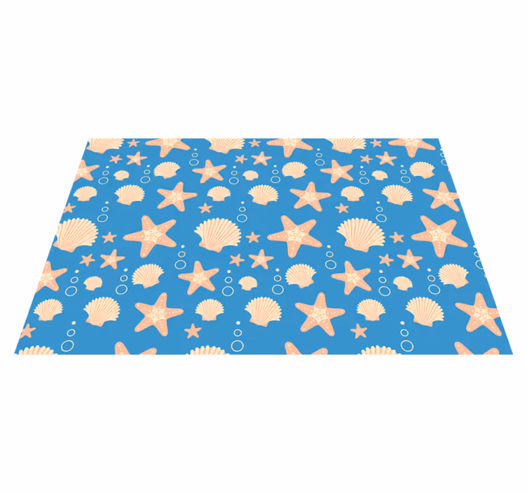 Tovaglietta americana originale motivi conchiglie nautiche - TenStickers