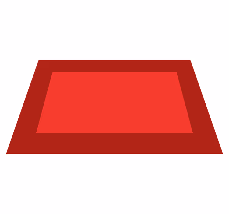 Tovaglietta americana sfondo rosso audace - TenStickers