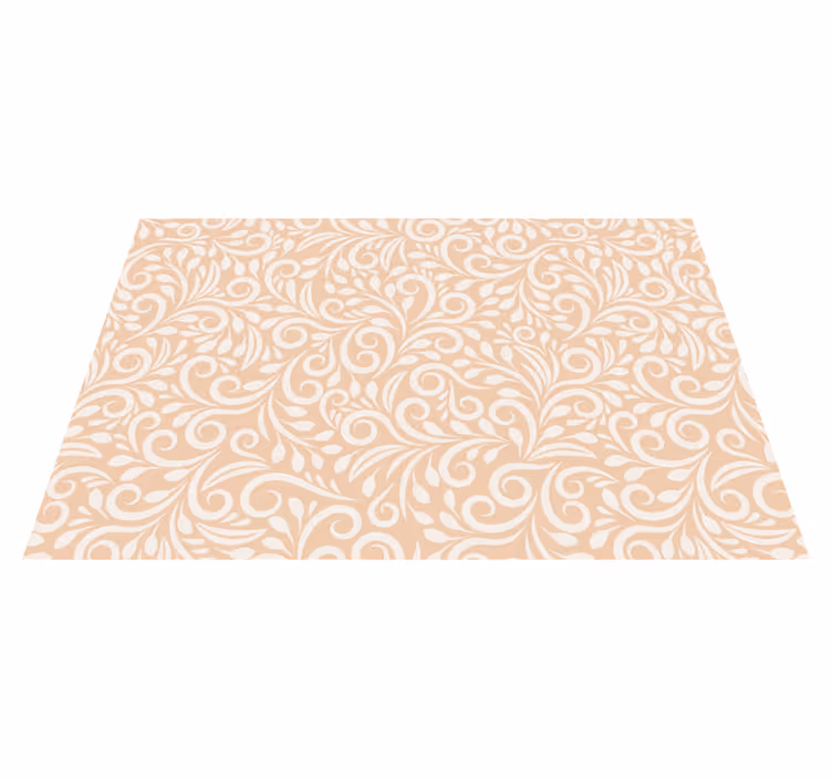Tovaglietta americana elemento botanico elegante - TenStickers