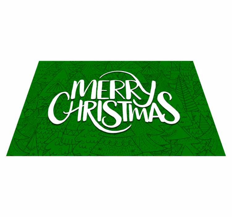 Tovaglietta personalizzata natale auguri festivi - TenStickers
