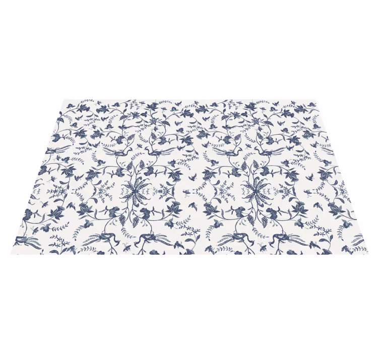 Tovaglietta americana ispirazione floreale elegante - TenStickers