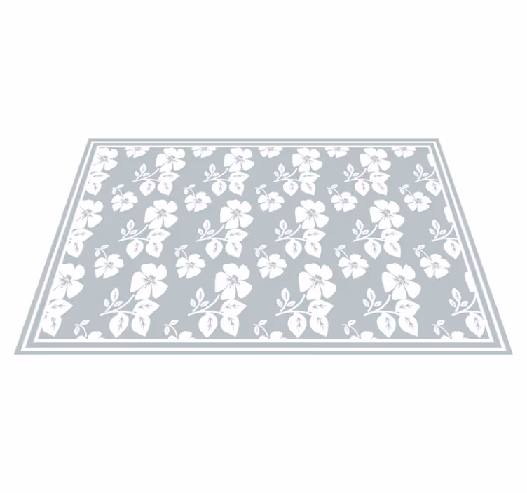Tovaglietta americana con base a motivo floreale - TenStickers