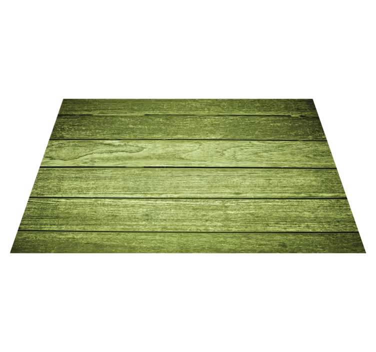 Tovaglietta americana superficie in legno verde - TenStickers