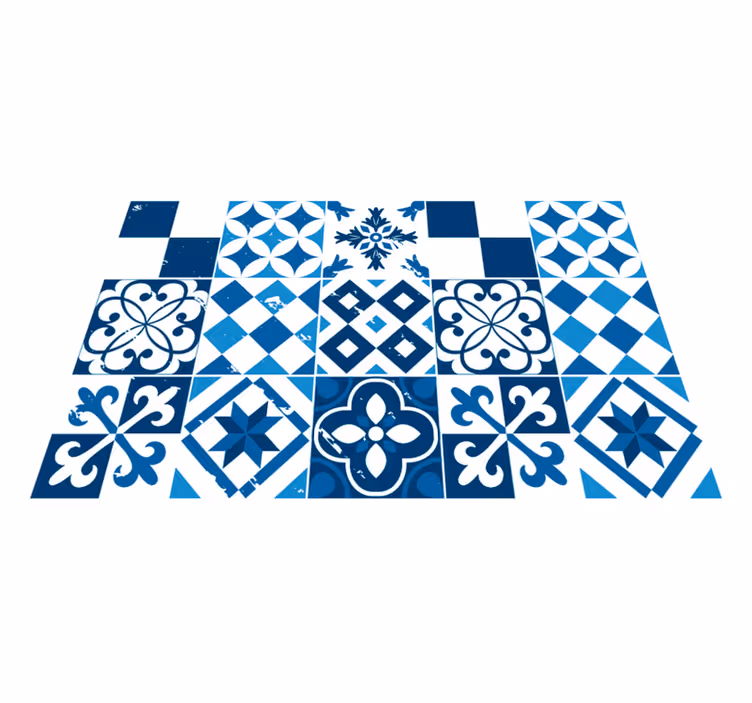 Tovaglietta americana piastrelle a motivo geometrico - TenStickers