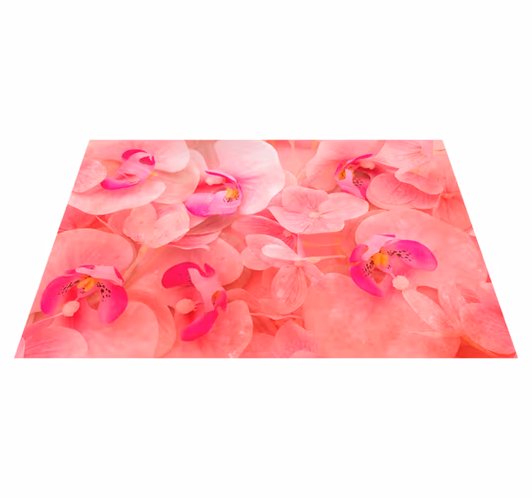 Tovaglietta americana composizione fiore elegante - TenStickers