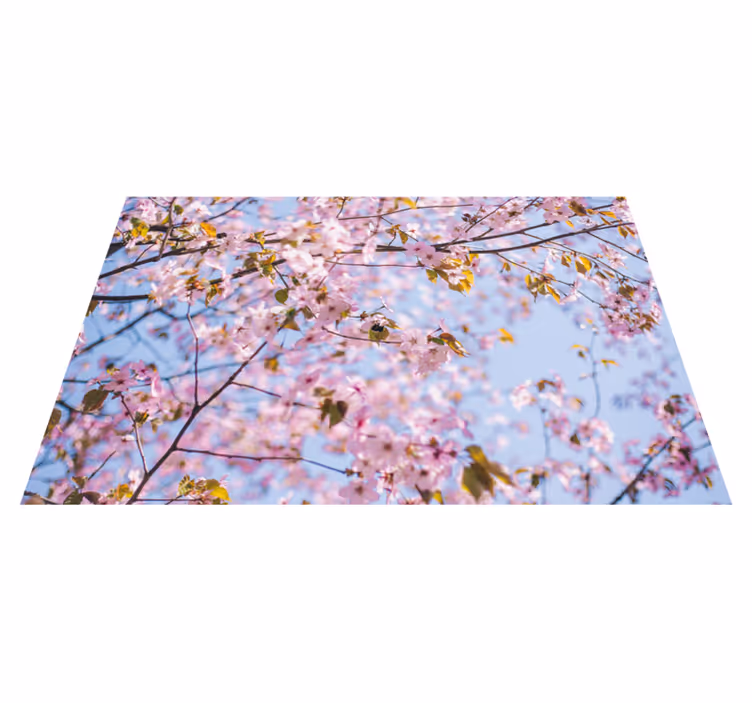 Tovaglietta americana fiori di ciliegio in fiore - TenStickers
