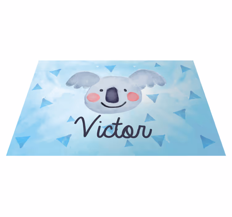 Tovaglietta pvc koala e nome personalizzabile - TenStickers