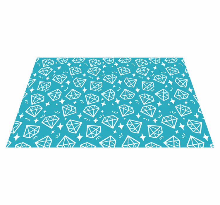 Tovaglietta americana originale con sfondo a rombi - TenStickers