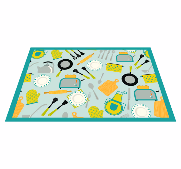 Tovaglietta personalizzata originale Utensili da cucina - TenStickers
