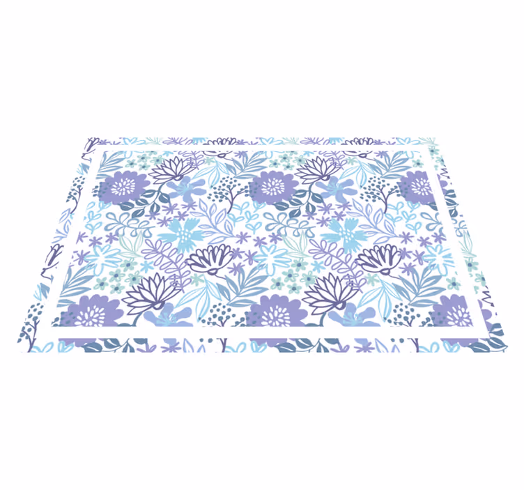 Tovaglietta americana originale superficie floreale textured - TenStickers