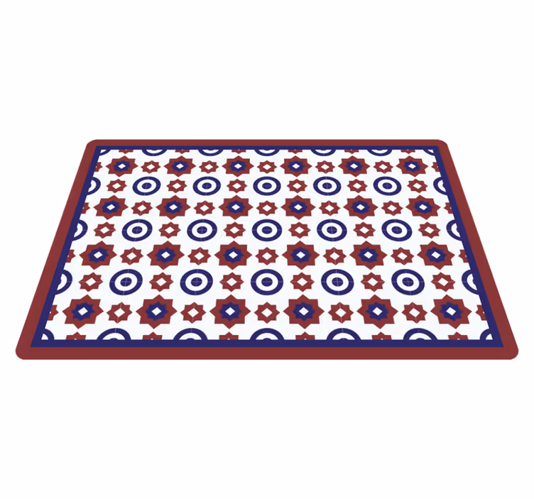 Tovaglietta americana moderna motivo geometrico - TenStickers