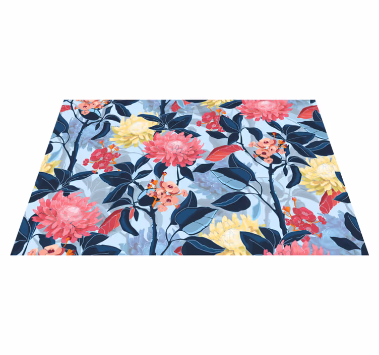 Tovaglietta americana originale eleganza a fiori - TenStickers