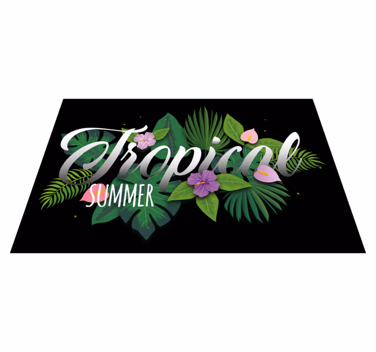 Tovaglietta americana originale atmosfera estiva tropicale - TenStickers